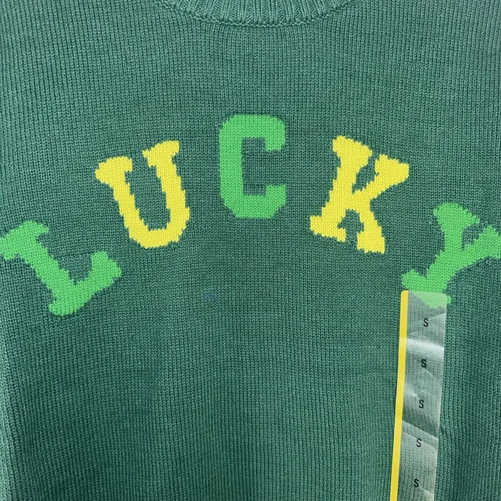 Grayson Threads Green Sweater with Yellow Accents - Picture 3 of 6